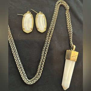 RARE Kendra Scott brass vintage set